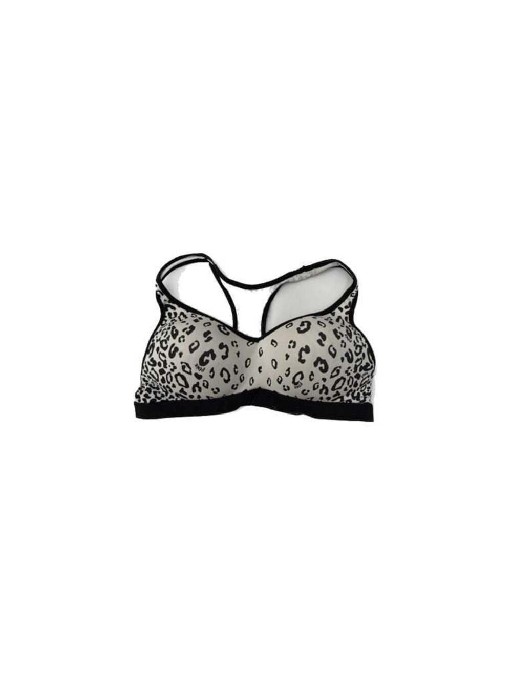 Victoria Secret PINK Sports Bra XS White Solid Wireless